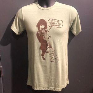 Frank Zappa Kill Your Mama Mint Shirt